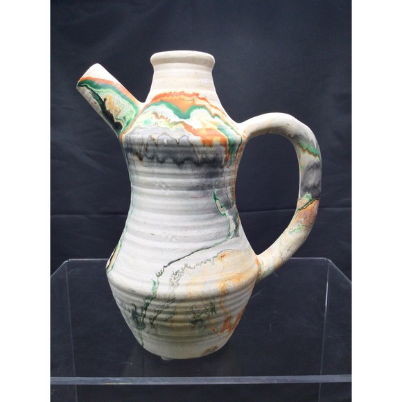 Nemadji Pottery Handmade Art Vase - Picture 1 of 9